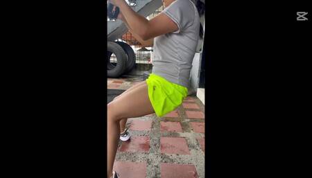 My neighbor makes me