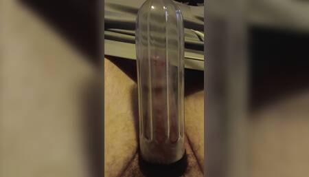 I test my cock pump