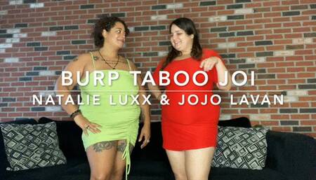 Taboo burp role play JOI with Natalie Luxx - burping in our step dads face