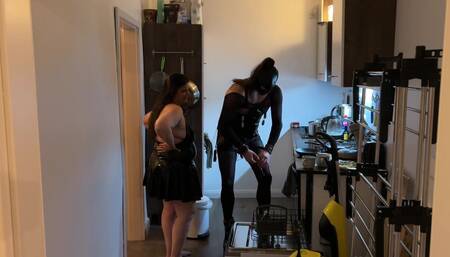 Fetish Lofts Clean-up Session with TV Slave Part 2-3.