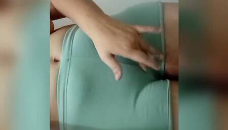 My Juicy Tits Turn on My Neighbor Who Wants a Russian Handjob