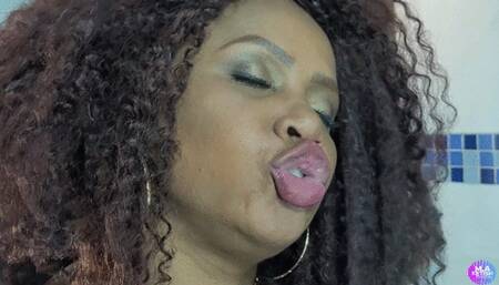 Smashing my lips against the glass # PART 3 # Delicious lips