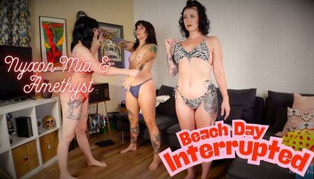 Nyxon Mia & Amethyst Beach Day Interrupted 720p