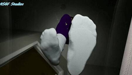 Test Glass Crush with Hunny! GIANTESS Socks POV! Pt 2 of 5 - MOV