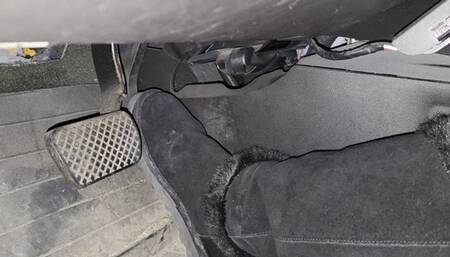 Driving in tall black bearpaws 2