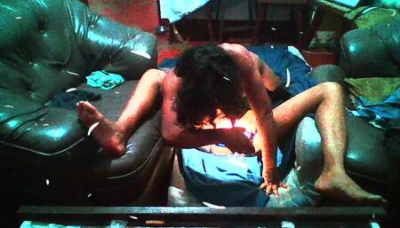 Tina Plays Her Pussy Infront of Me