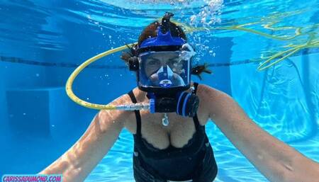 Carissa in FFM Bounty Hunter training and strip tease