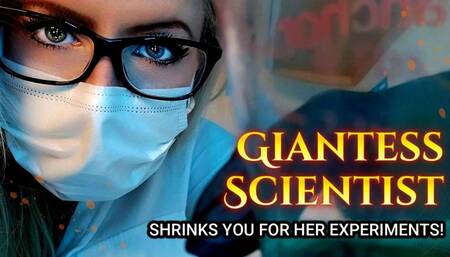 Giantess Scientist Gassy Lab Fart Jar Shrinking Experiment