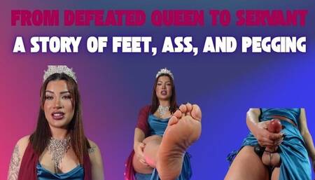 From Defeated Queen to Servant: A Story of Feet, Ass, and Pegging