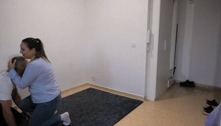 Dog licks and saliva-dipped ORDER a