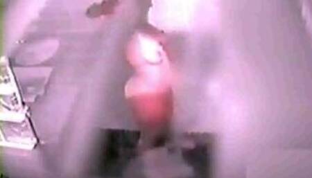 My super hot stepmother spied in the shower