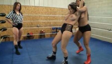 Bare Breasted Brawlers, Goldie Vs Tomiko