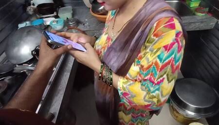 Beautiful desi bhabhi's brother-in-law called her to his bedroom and fucked her in the kitchen.