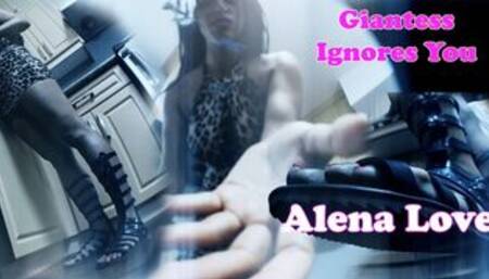 Alena Love Giantess Ignores Spacesuit Foot Admirer With Stomp Sounds [HD]