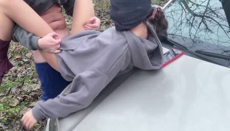 College Driving Student in Public