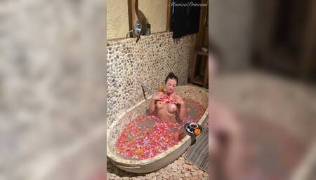 Shooting in the Bath Naked in a Spa - Behind the Scenes