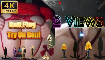 Butt Plug Try-On Haul COMPLETE COLLECTION: Including My Largest Ever + Striptease Cum Show (4K Landscape))
