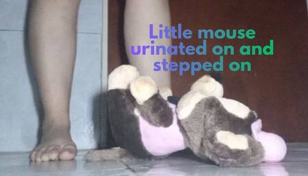 Little mouse urinated on and stepped on