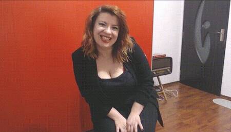 Got caught at the office showing you how fat I got for you?