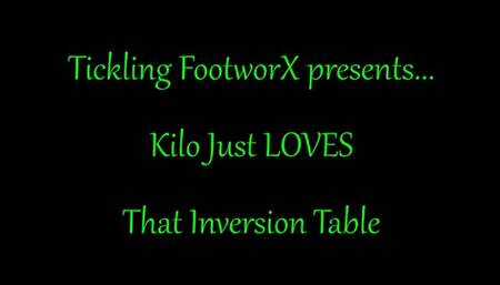 Kilo Just LOVES That Inversion Table