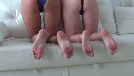 Leg play and sexy butts S