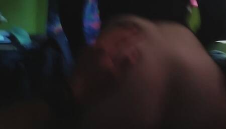 Petite 18 year old with tight pussy shakes her ass on cock