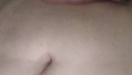 Soft and squishy belly bbw belly play
