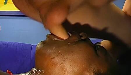 Sperm Gargling and Cum Swapping Bukkake Babes Ggg John Thompson