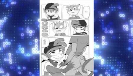 bille jean the monkey ( comic  incomplete)furry,comic,porn,