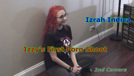 Izrah Indica - Izzy's First Porn Shoot 2nd Camera