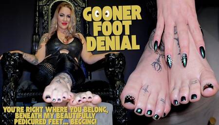 NEW CONTENT! Gooner Foot Denial By Ruby Onyx