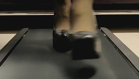 Sissy - Walking in Black Pumps High Heels