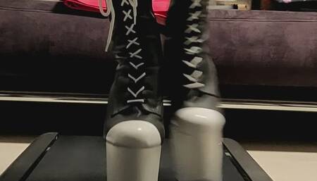 Sissy - Walking in 8 Inch Custom Pleaser High Heels
