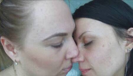 Noses kissing nf