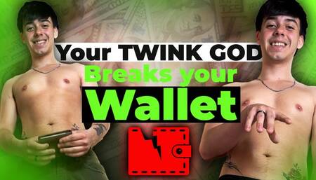 Your twink god ruins your wallet and controls your cum???? | JOI Findom that will ruin you financially ????