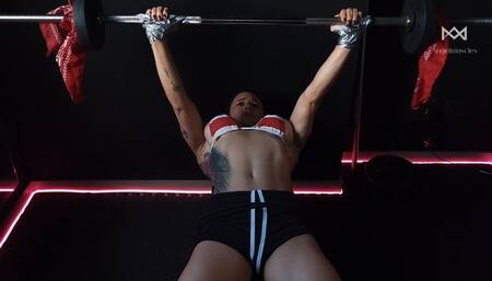 Bench Press Challenge With My Hands Taped to the Bar