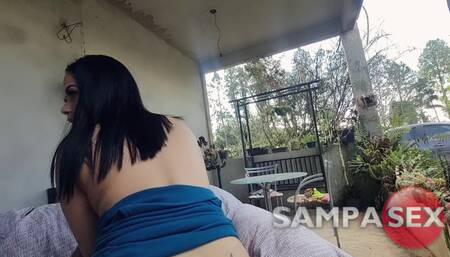 Vicky was very horny and came to cum with the couple. I came in her pussy and she swallowed all the cum.