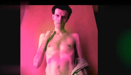 Freddie Sunfields in pink lights for Lady P