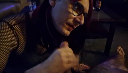 Suck, fuck and a huge Facial to swallow.