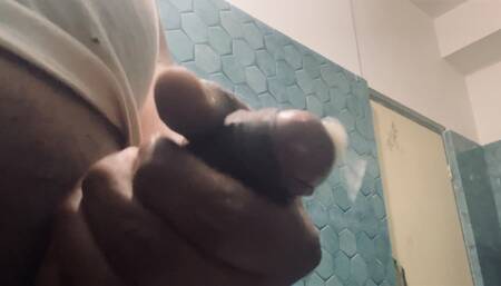 I exposed myself and began masturbating.