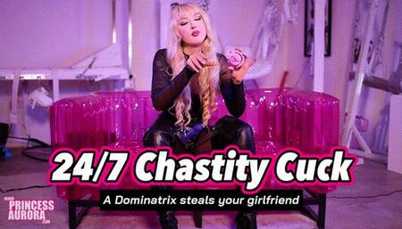 24-7 Chastity cuck - A dominatrix steals your girlfriend