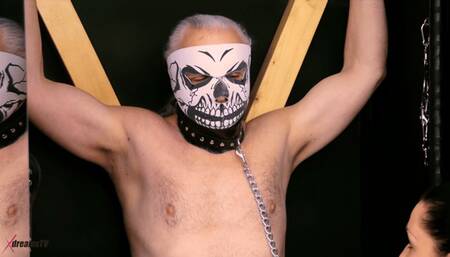 Mia's fettered Saltire CBT Handjob - iPhone Mobile HD 480p