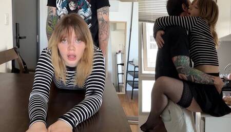 Teaching Step Bro How to Cook: Grinding, Kissing, Dry Humping part 2