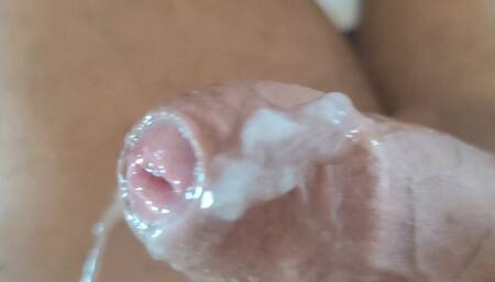 Huge Load Explosion From Phimosis Dick!!!