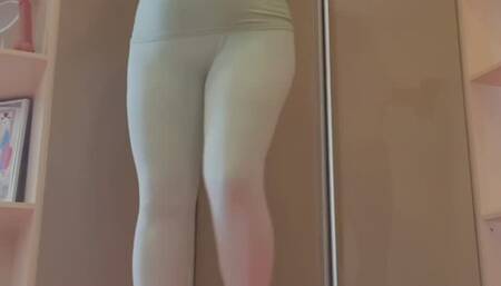 Horny Lady after gym