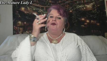 Combination smoking instructions and human ashtray using you Video Session Nov 21st 2025 by The Mature Lady L. BBW, Mature, Smoking FemDom, female domination video, smoke via my instructions and, or, be my human ashtray.