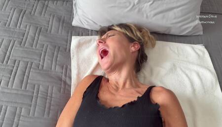 Filming a Masturbation Scene I Ask the Videographer to Fuck Me in the Ass