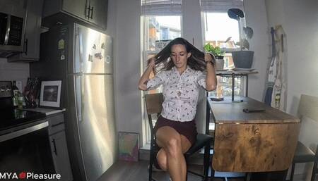 MYA Gym Interview With Flexing And Shirt Ripping