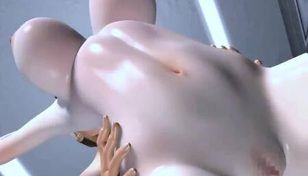 Doctor and Big Breasted Nurse Serving Patients - Hentai 3D 79