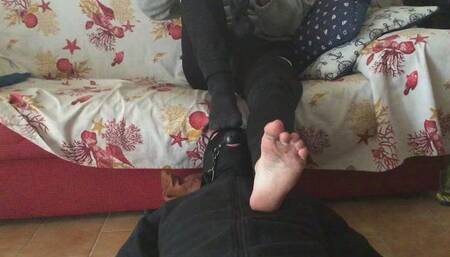 Using this pig as footstool